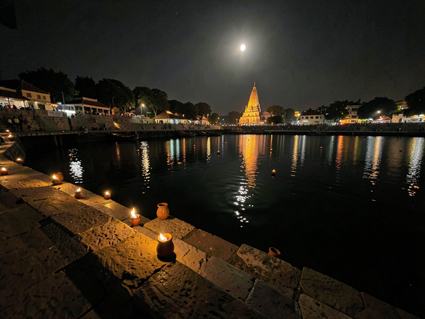 Moonlit Riverside Serenity