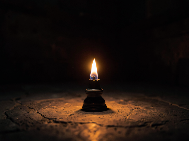 Lamp's Amber Glow