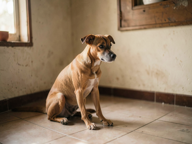Jonangi Dog Listens Quietly