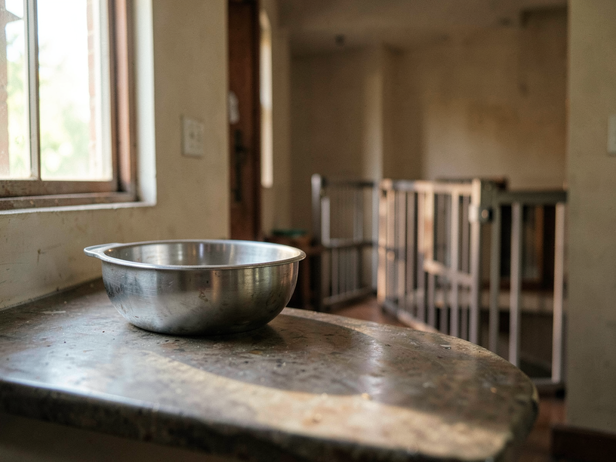 Indian Kitchen Counter Still Life