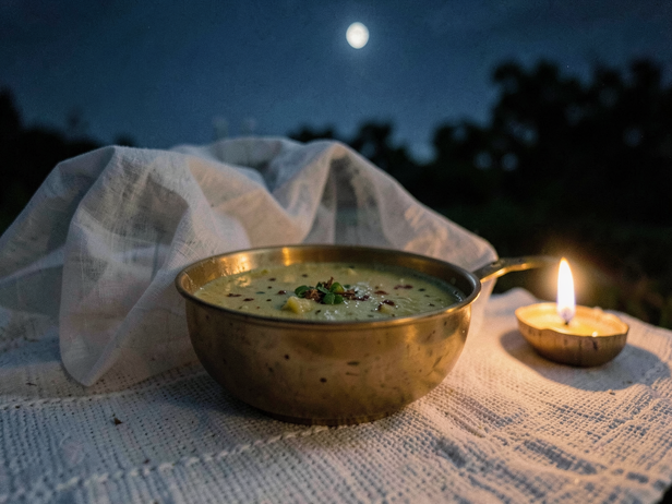 Moonlit Kheer Offering