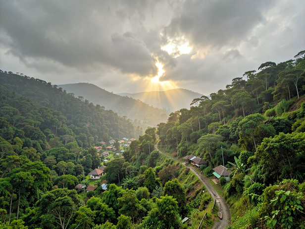 Malnad Village Golden Hour