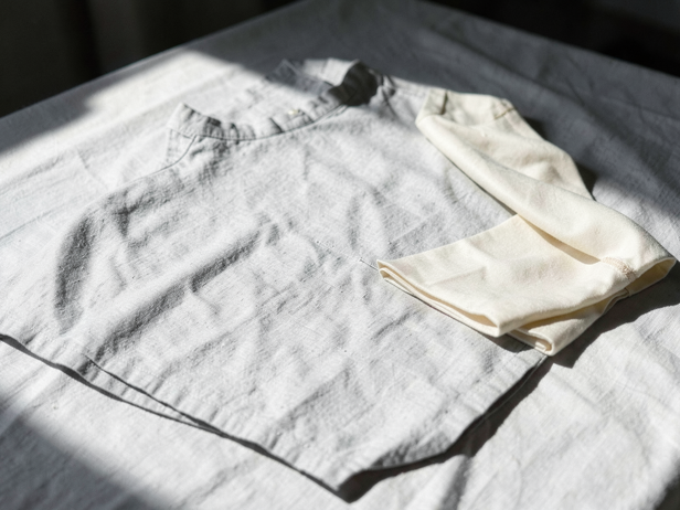 Pale Grey Salwar Kameez Still Life