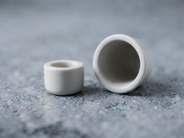 Ceramic Tubes on Stone