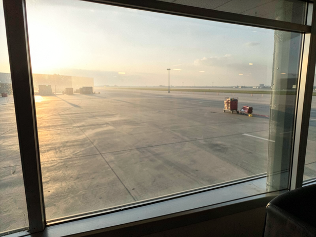 Airport Tarmac Golden Hour