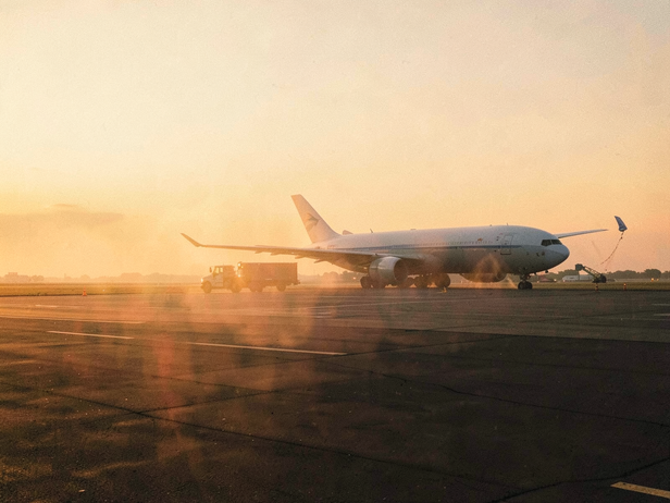 Airport Tarmac at Dusk