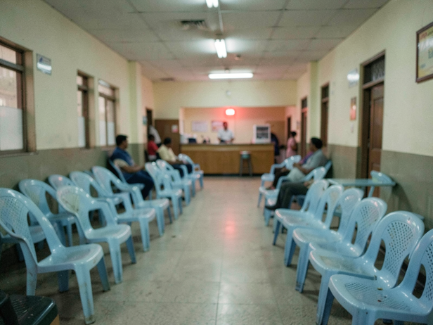 Indian Hospital Waiting Area