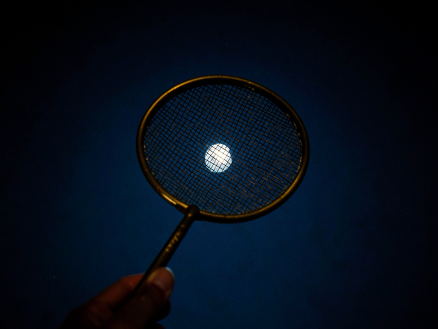 Moon Through Brass Sieve
