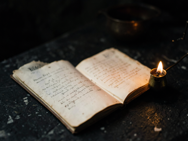 Ancient Manuscript's Glow