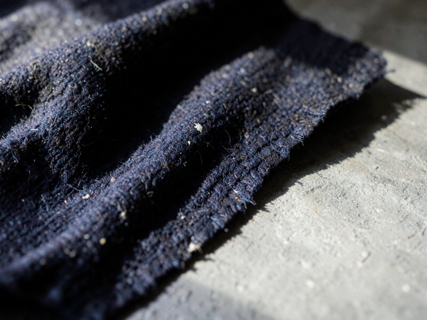 Textured Fabric Draped Elegantly