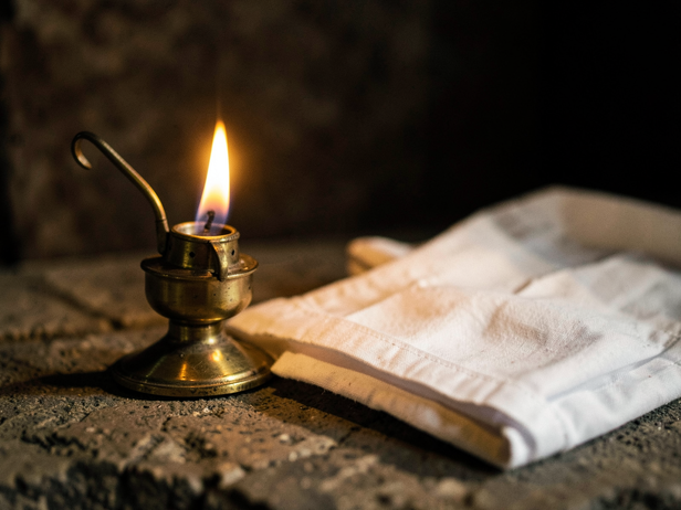 Warm Lamp, Deep Shadow