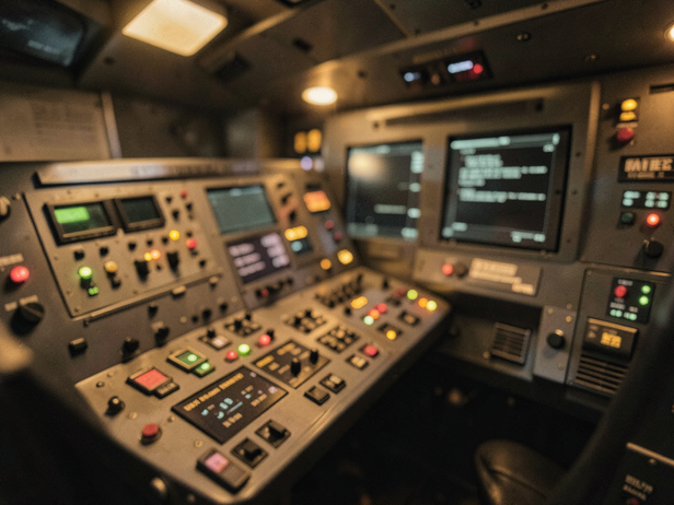 Spacecraft Cockpit Interior