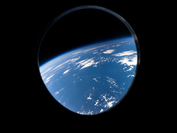 Earth's Curve from Orbit