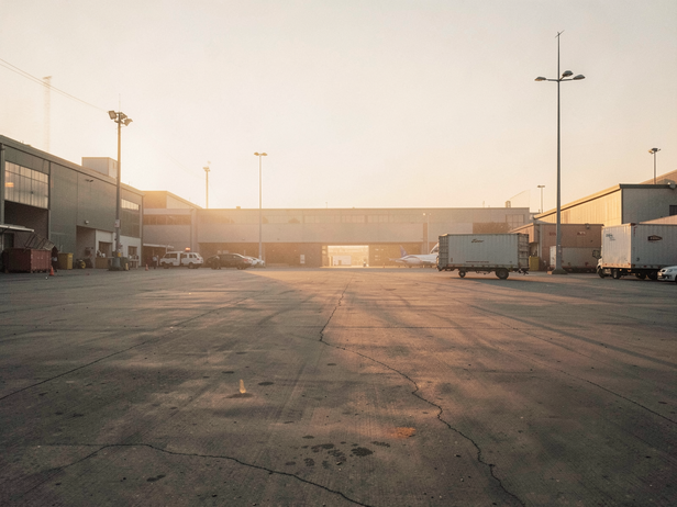Dawn at Airport Cargo