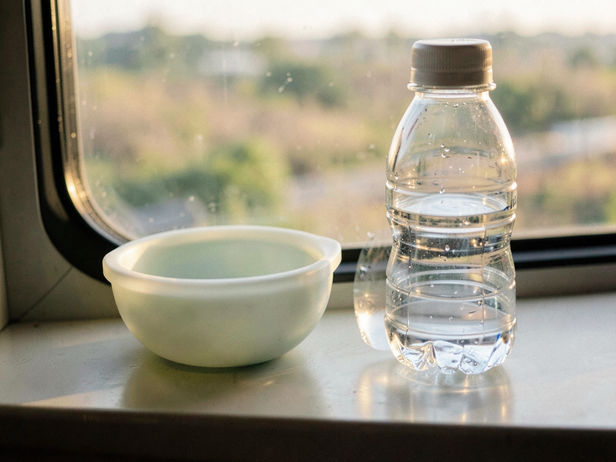 Travel Essentials on Ledge