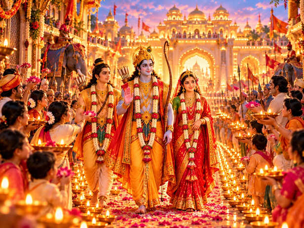 Lord Ram Returns to Ayodhya