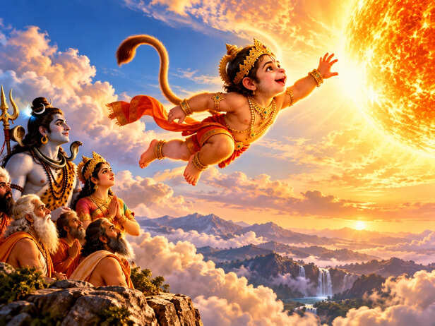 Jambavan Searches for Hanuman on the Battlefield