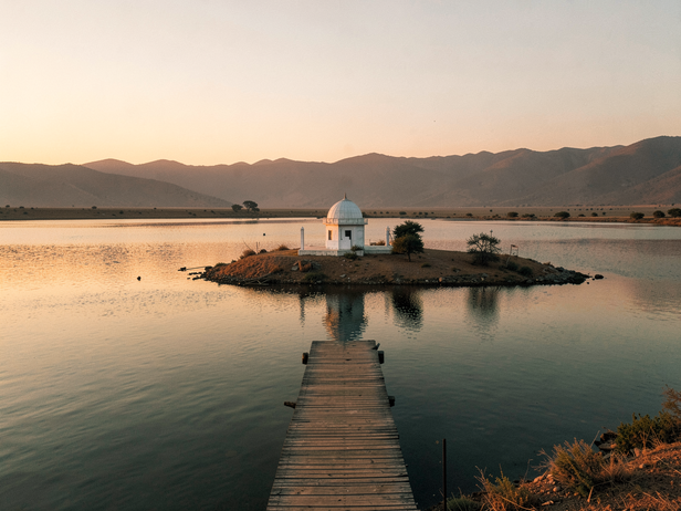 Golden Hour Island Observatory