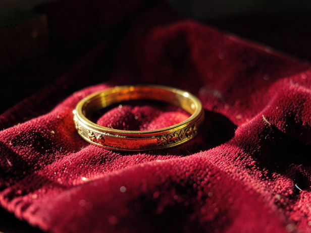 Golden Bangle's Morning Glow