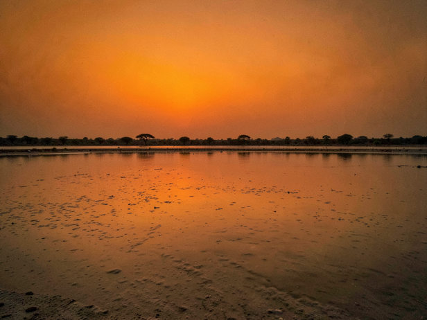 Rajasthan Salt Lake Dusk