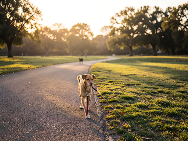 Golden Hour Park Encounter