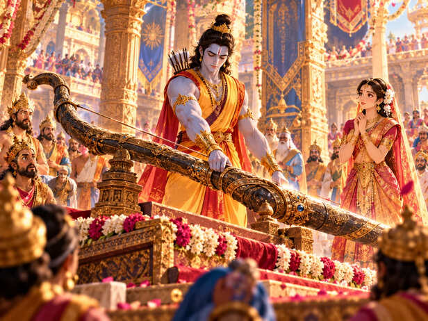 The Mighty Shiva Dhanush at Sita’s Swayamvar