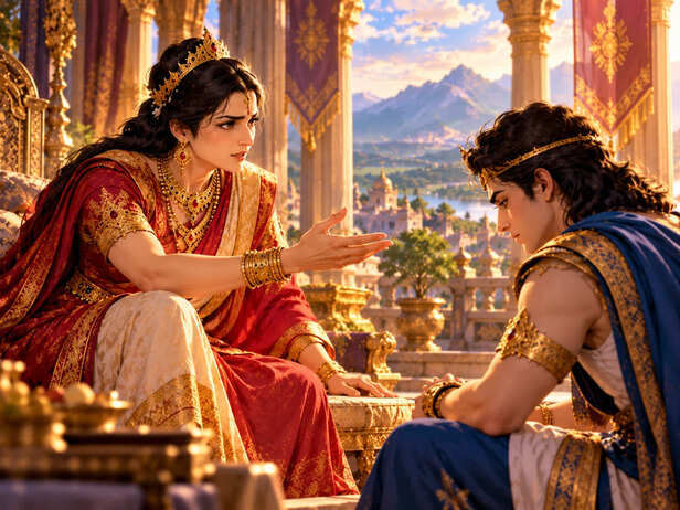 Royal Lecture in a Golden Palace