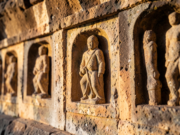 Ancient Temple Niches Revealed