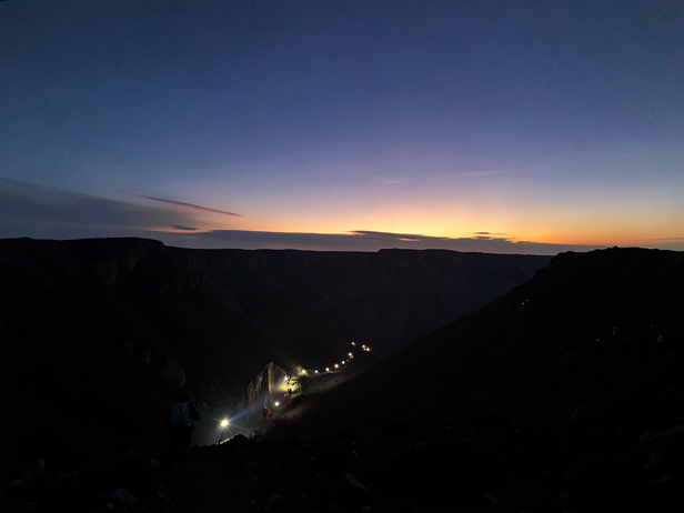 Volcano Trail at Dawn
