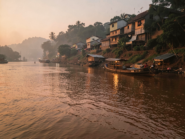 Mekong River Dusk Scene