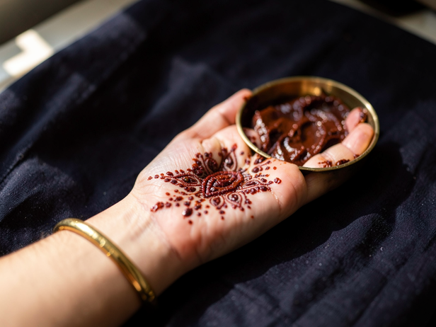 Oxidised Henna and Gold