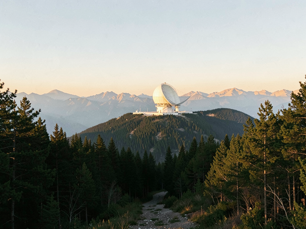 Mountain Observatory Dawn
