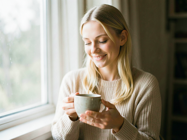 Peaceful Tea Moment