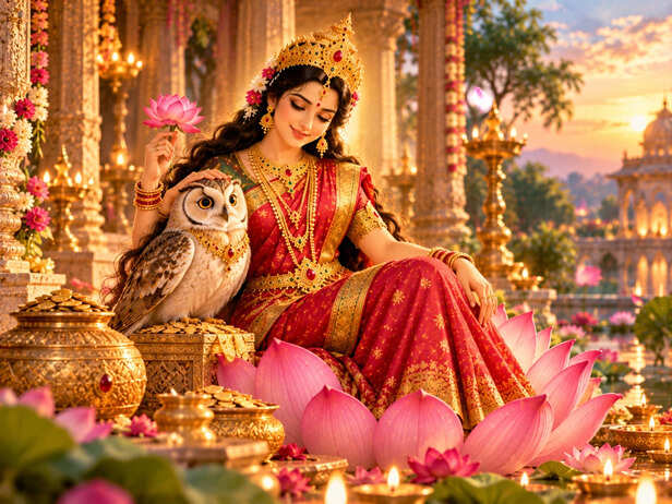 Goddess Lakshmi and Her Owl