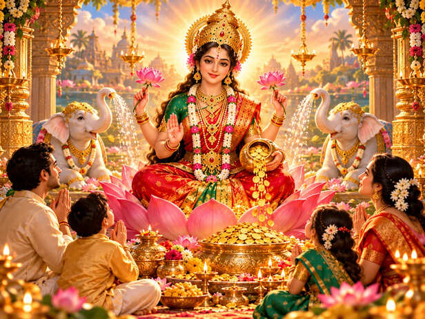 Goddess Lakshmi’s Golden Blessings