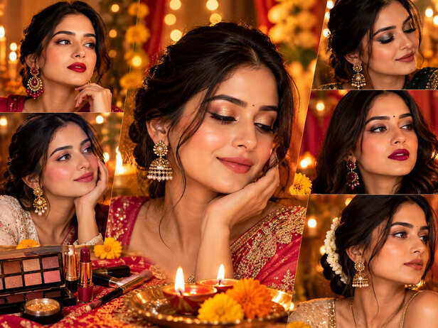 Golden Diwali Beauty