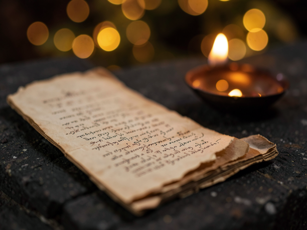 Ancient Manuscript, Sacred Light