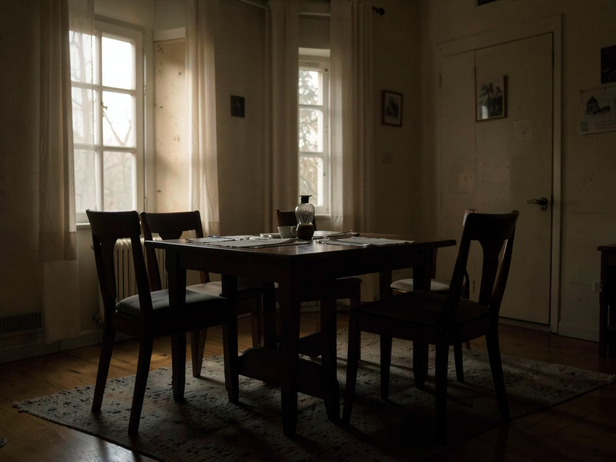 Quiet Dining Table Scene