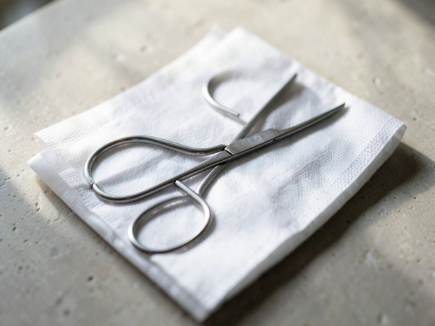 Surgical Precision on Gauze