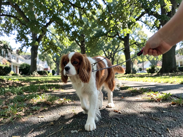 Cavalier's Morning Stroll