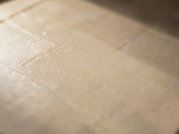 Shimmering Ceramic Tile Surface