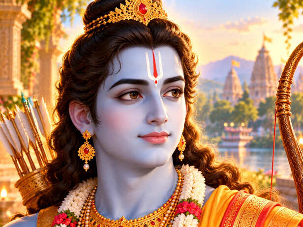 Lord Rama’s Graceful Forehead