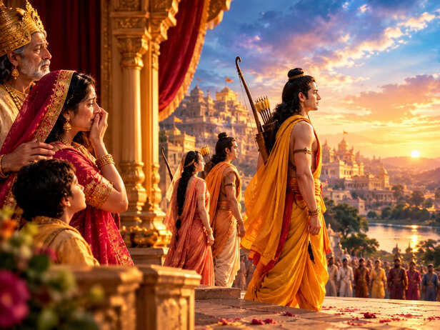 Lord Rama’s Departure from Ayodhya