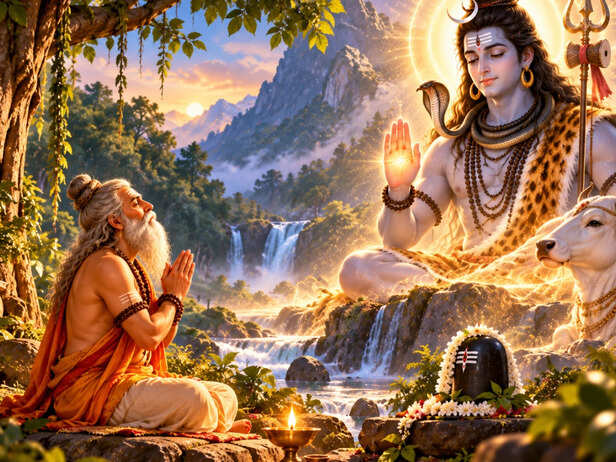 Sage Parashara's Penance to Lord Shiva