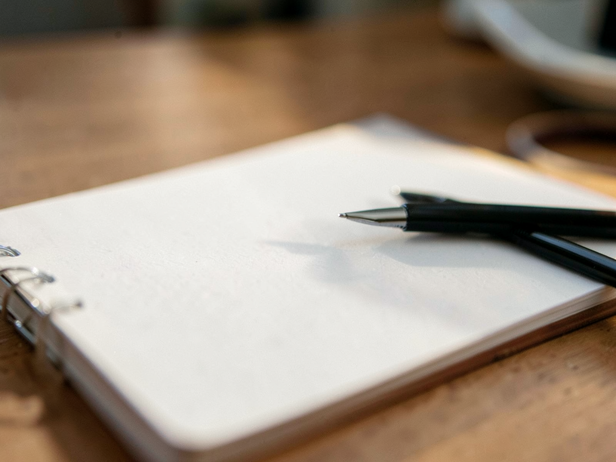 Blank Page, Ready for Ideas