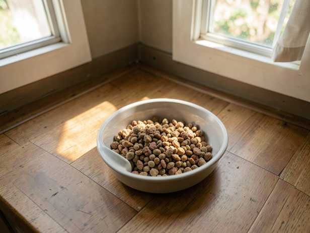 Empty Dog Bowl Awaits