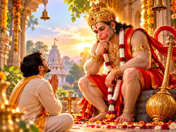 Hanuman Ji See Before Blessing Someone?