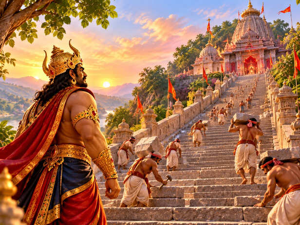 Demon Who Built a Staircase to Kamakhya Temple
