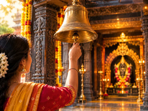 The Spiritual Meaning Behind Ringing a Hindu Temple Bell