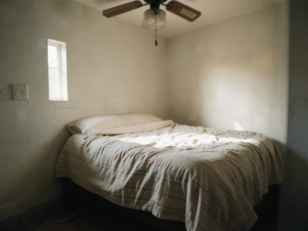 Morning Light on Empty Bed